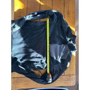 Reebok Black Quarter-Zip Pullover Sweatshirt Size M Polyester/Wool Blend Mens Ac